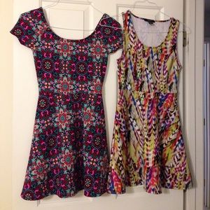 Bundle of 2 skater dresses