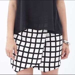 Forever 21 Printed Origami Skort Size Small Sale