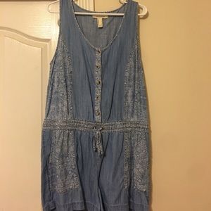 Chambray Romper (shorts)