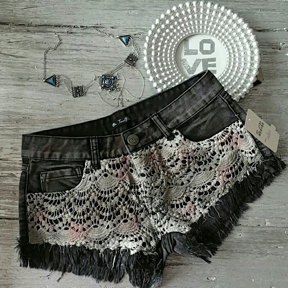Shorts - Sassy black denim shorts Shorts - Sassy black denim shorts