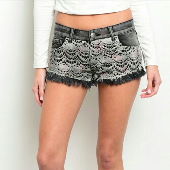 Shorts - Sassy black denim shorts Shorts - Sassy black denim shorts