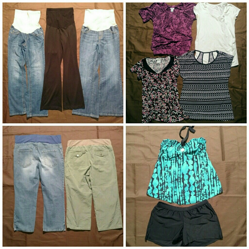 10 pc bundle of Small Maternity clothes