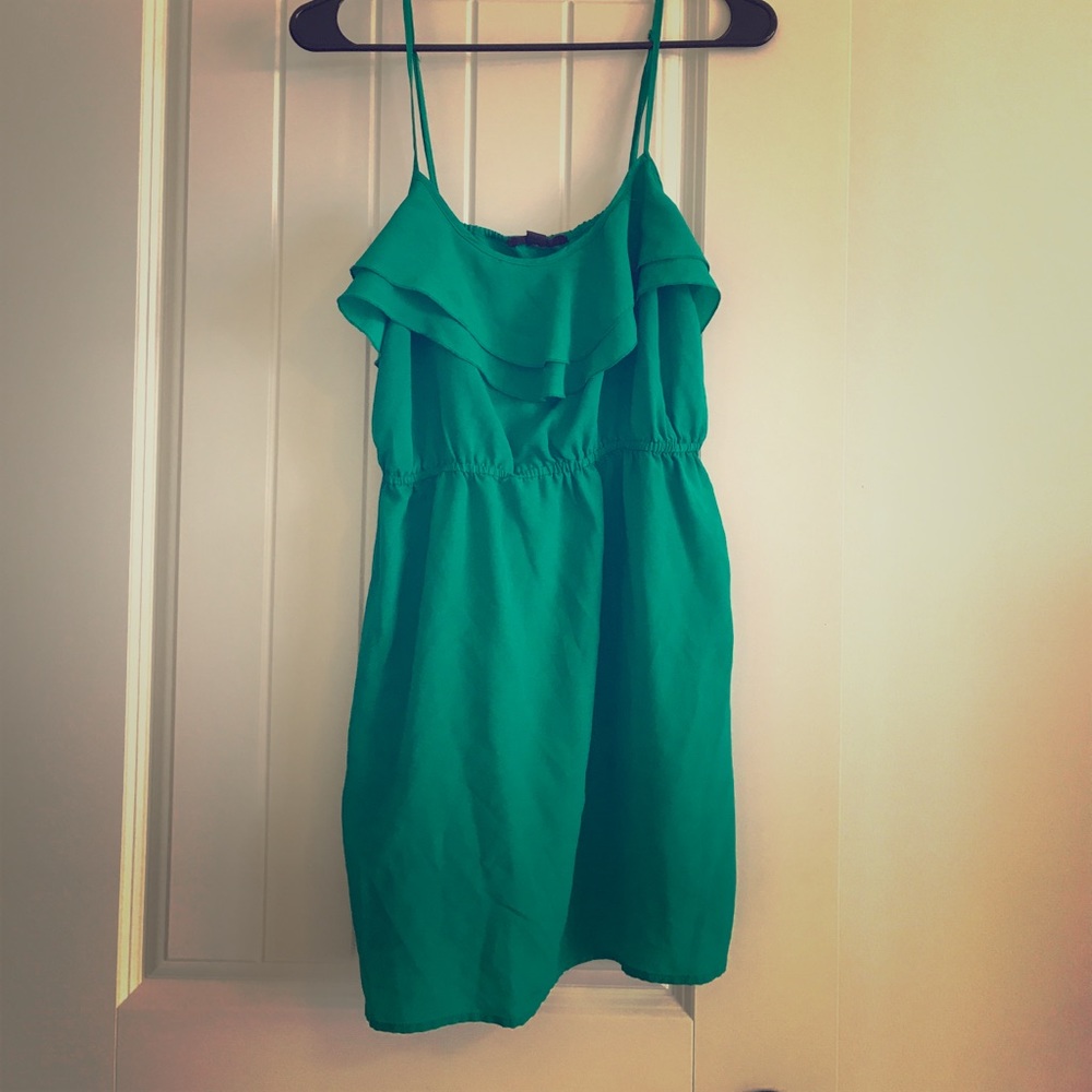 Green sun dress