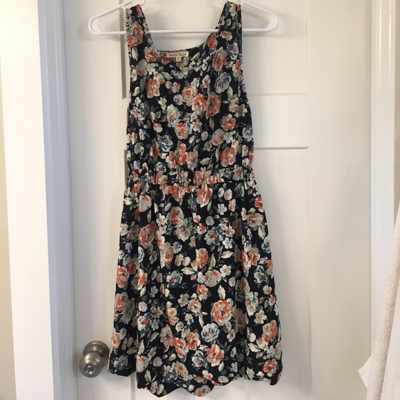 Floral mini-dress, with cut-out back - Picture 3 of 5