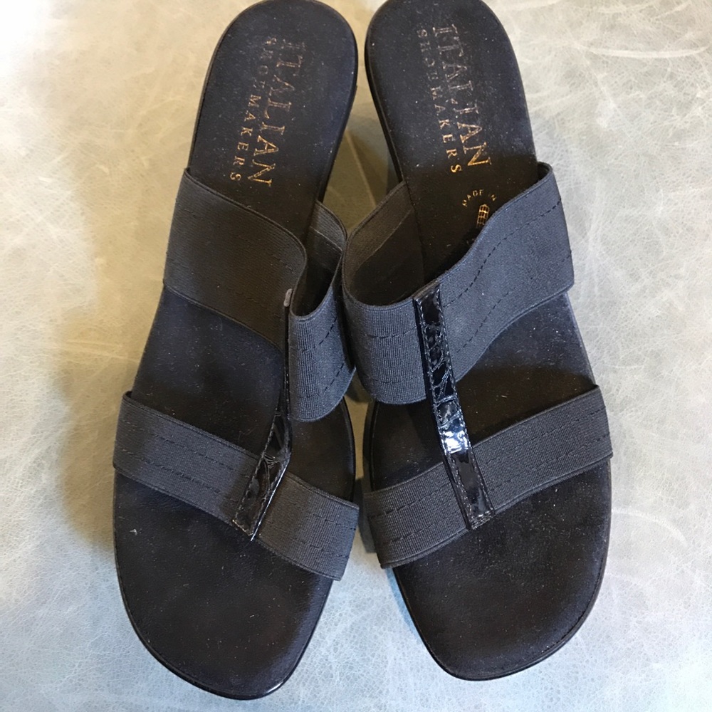 Italian Shoemakers Black stretchy worn 1-2 times - Picture 1 of 3