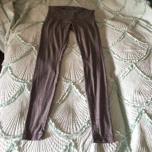 Lululemon Wunderunder Mid Rise - soft gray