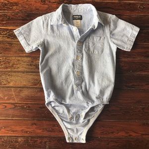 24M Boy Button-Front Bodysuit