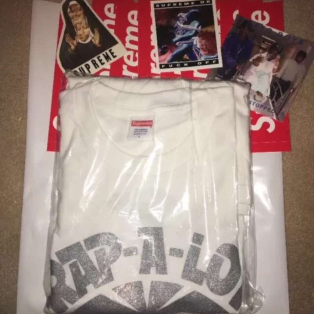 Supreme rap-a-lot Records T-shirt/tee - white