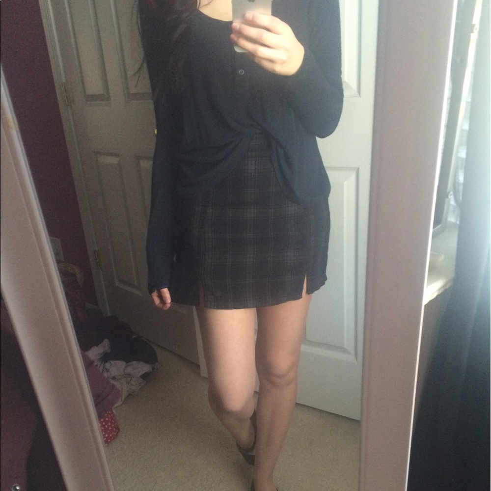 Brandy Melville Plaid Skirt