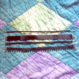 NEW! 4 choker necklaces