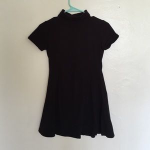 F21 Turtle neck black dress