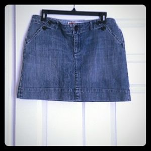 Gap jeans denim blue mini skirt