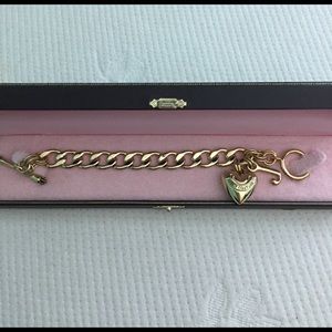 Juicy Couture gold charm bracelet