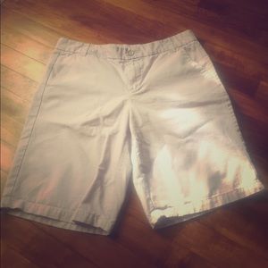 Light lavender Bermuda shorts