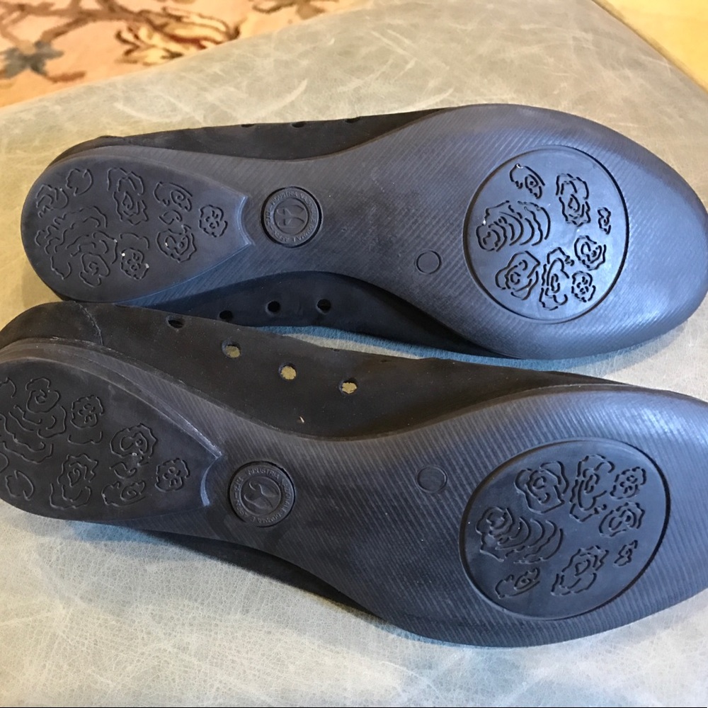 Black suede flats - Picture 2 of 4
