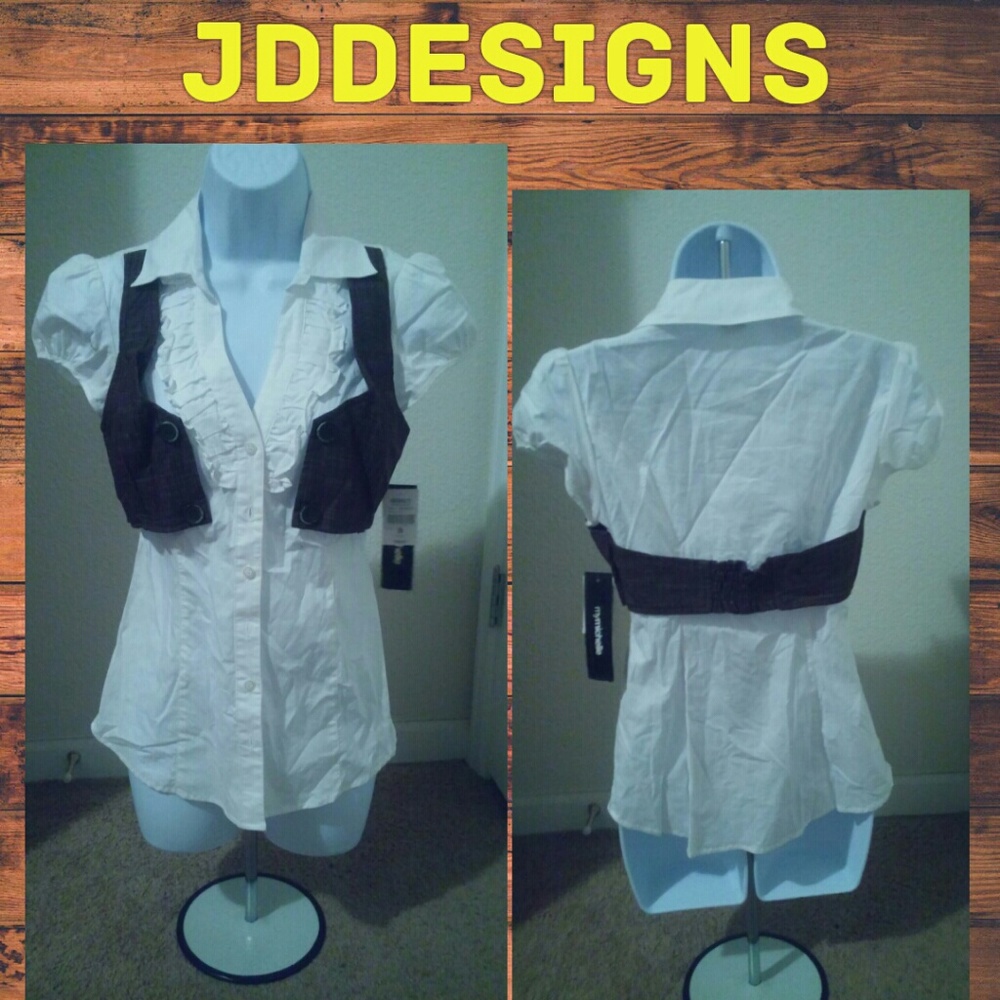 Dress shirt with vest