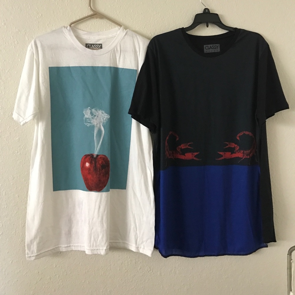 2 Men's shirts. Size Large