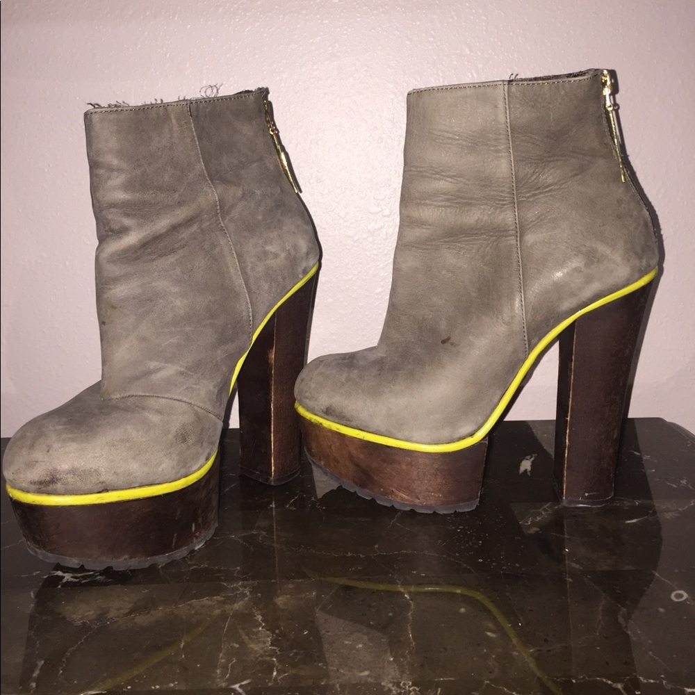 Betsey Johnson Leather Booties