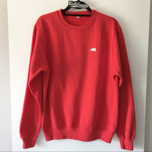brandy melville red sweatshirt