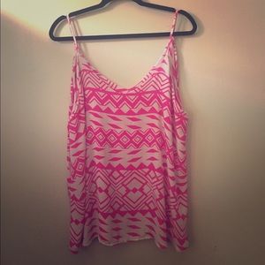 Pink Aztec 3x top