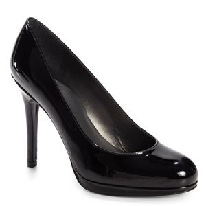 Stuart Weitzman Black Patent Leather heels