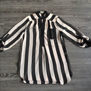 B&W striped blouse