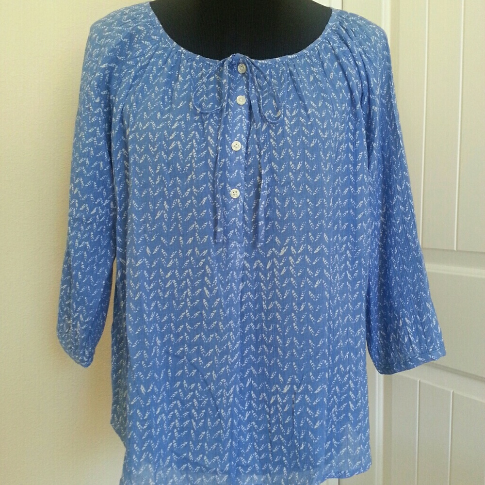 LOFT Print Blouse