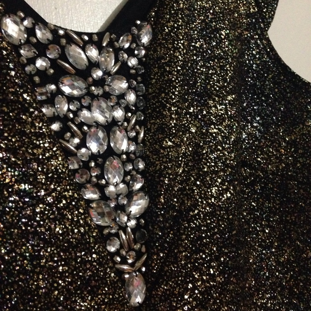 ⭕️ SOLD ⭕️ Prom Yellow Gold Dress - Picture 3 of 6