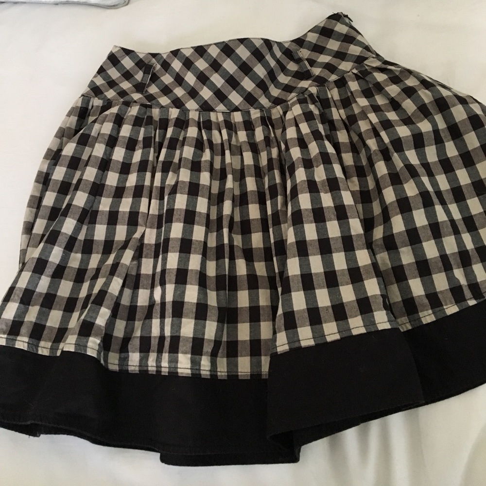 Gingham skirt