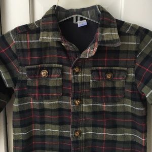 Plaid shirt/jacket with fleece lining