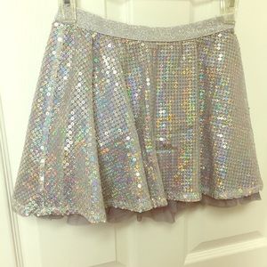Justice Girls sequin skirt