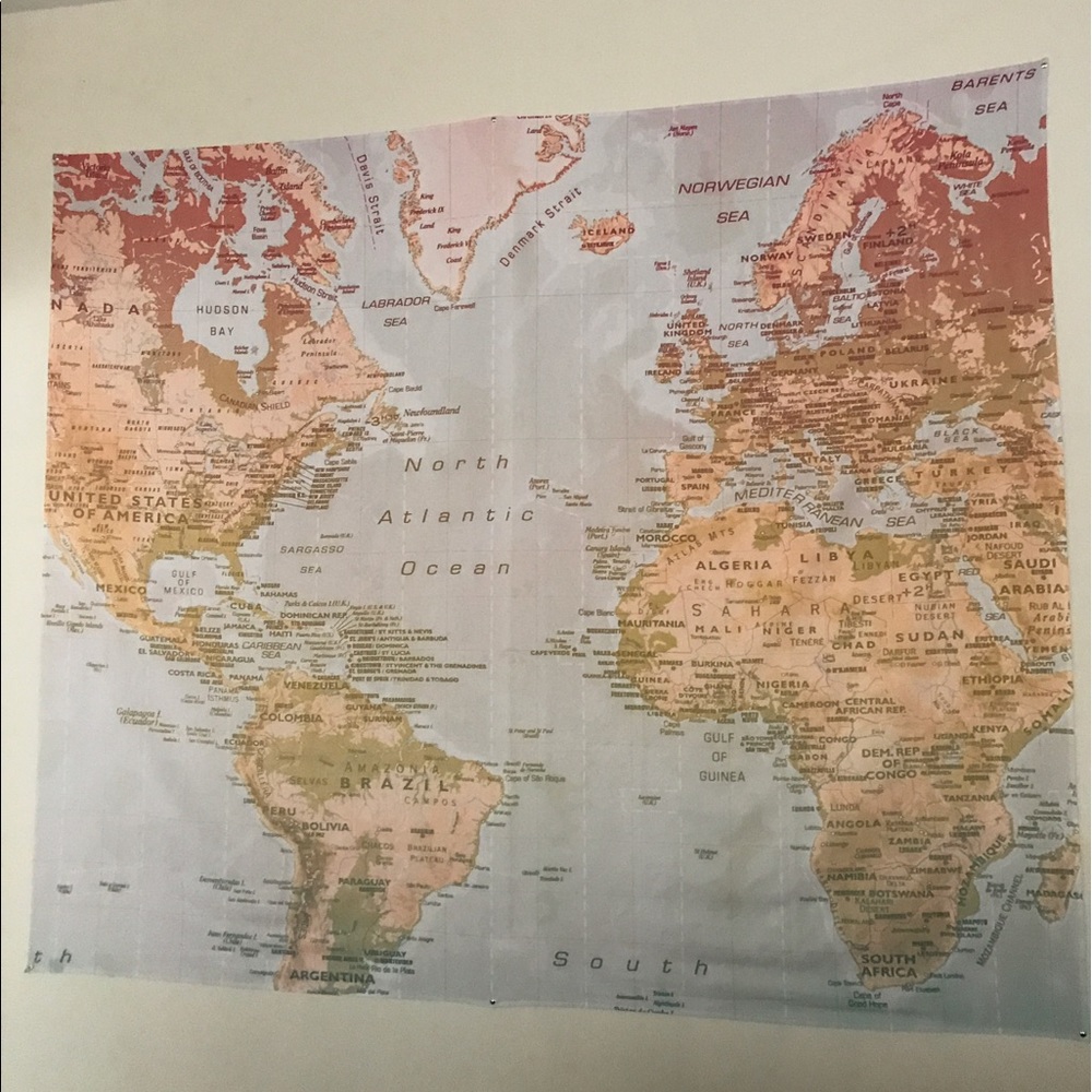 Society 6 Wall Tapestry-Globe