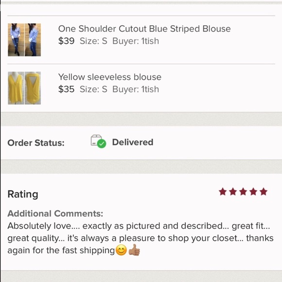 In Stock! One Shoulder Cutout Striped Blouse - Picture 6 of 6