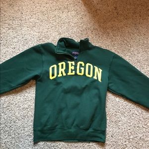 U of O 3/4 Zip Sweatshirt