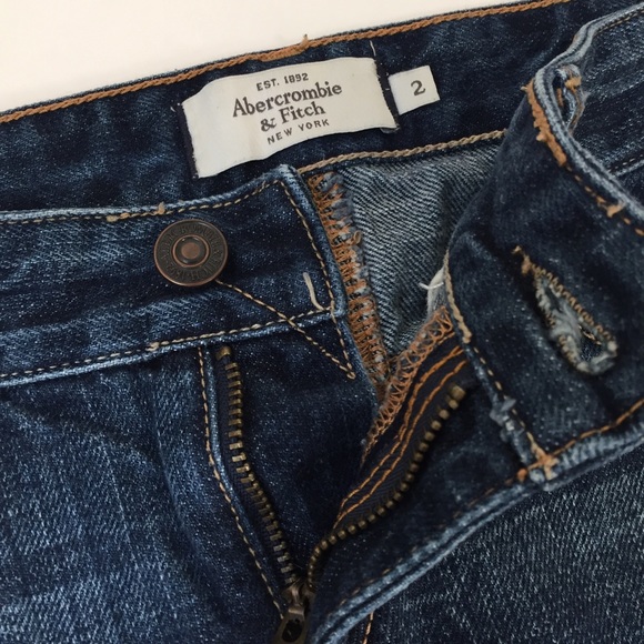 Abercrombie & Fitch Denim Mini Skirt Size 2 - Picture 2 of 4