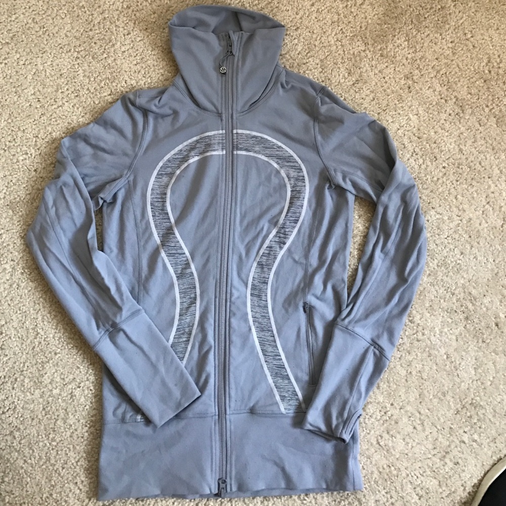 Light Gray Lululemon zip up