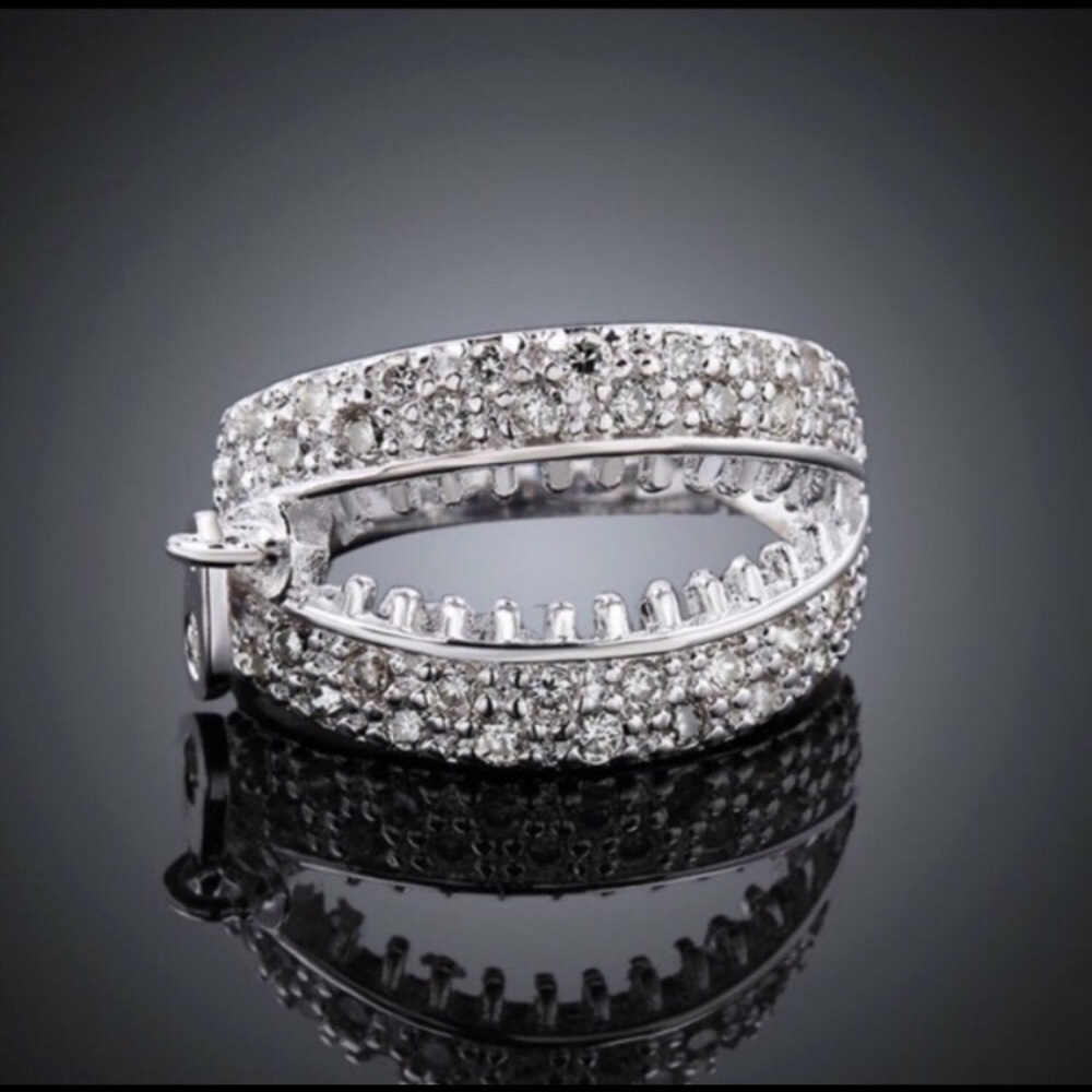 💎💫Unique Sterling Silver Zipper Ring💎💫 - Picture 3 of 6