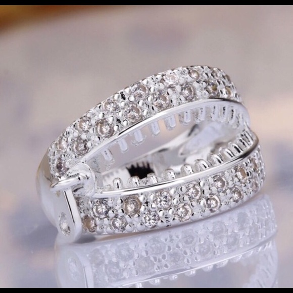 💎💫Unique Sterling Silver Zipper Ring💎💫 - Picture 4 of 6