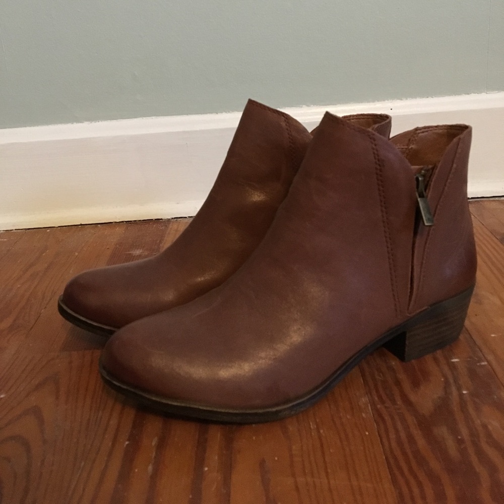 Lucky Brand Leather Booties