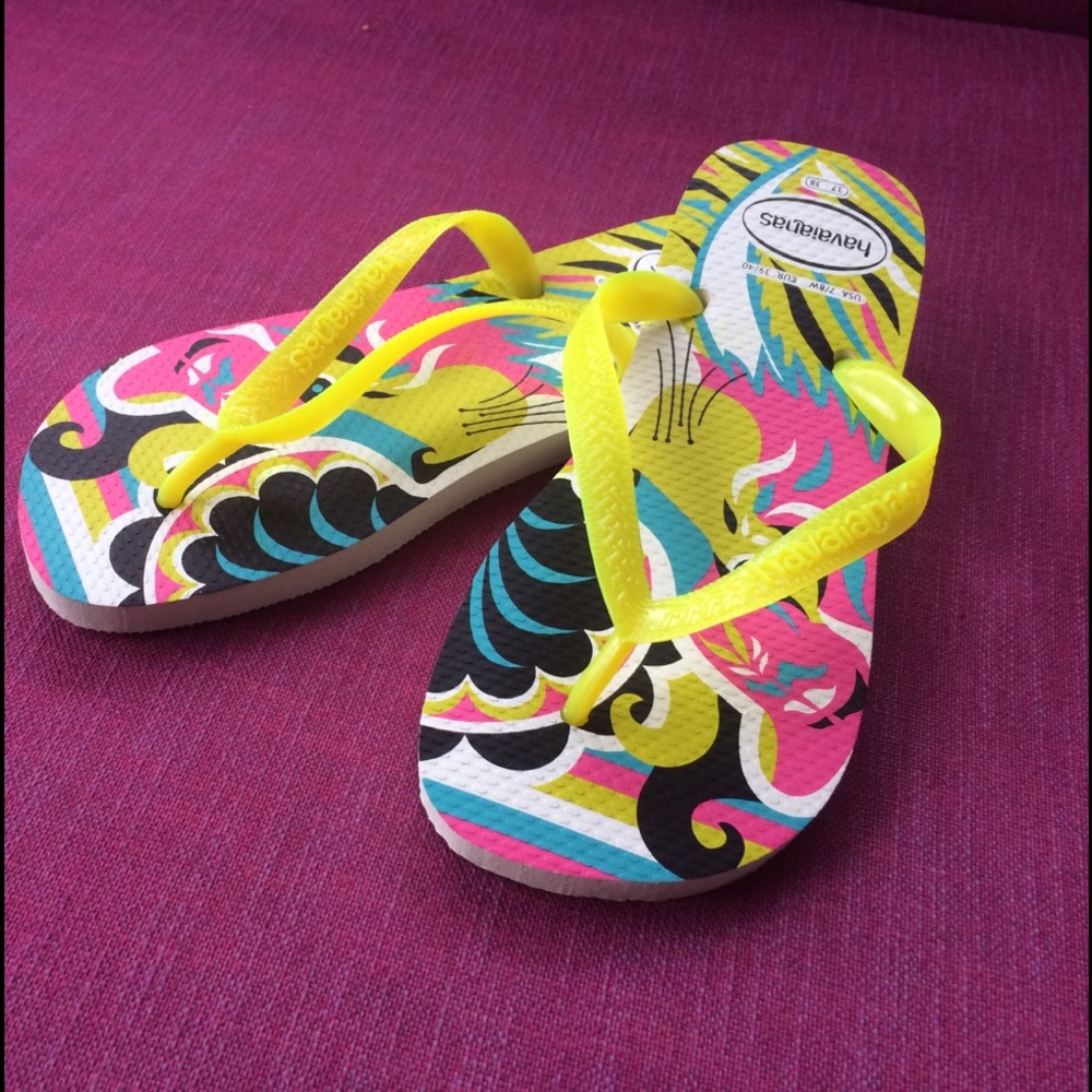 Havaianas sandals flip flops size 7 / size 8