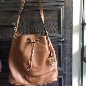 Michael Kors large Jules bag in luggage brown