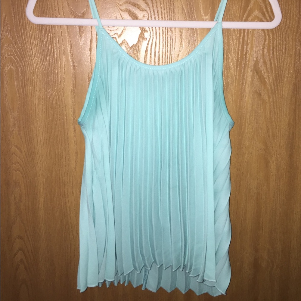 Turquoise tobi tank top