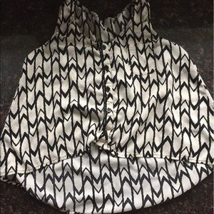 Forever 21 Cropped Tribal Tank