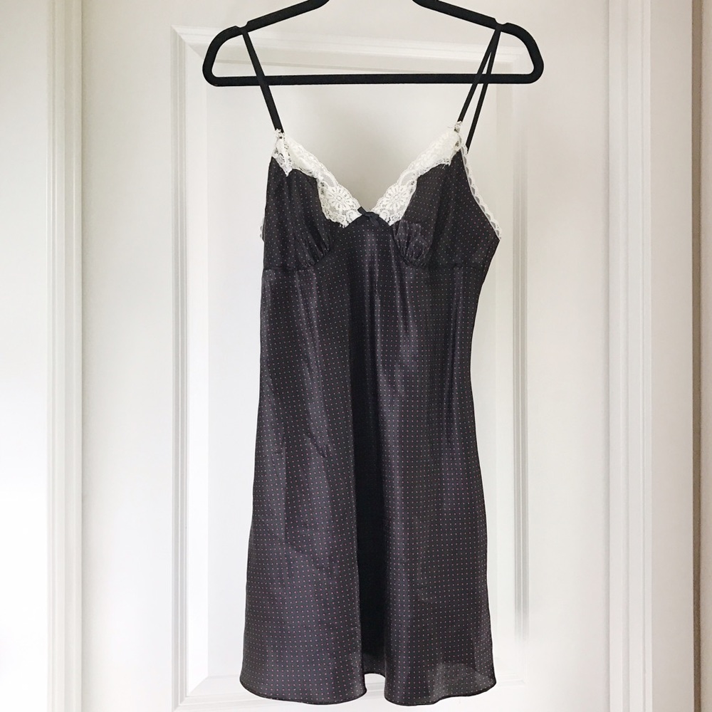 🌿sale!🌿Silky black lingerie dress