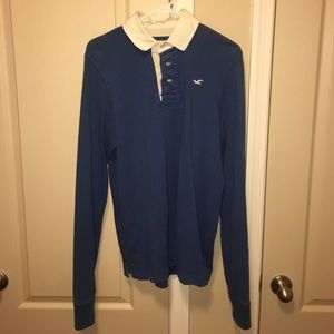 Men's Large Hollister Rugby Shirt