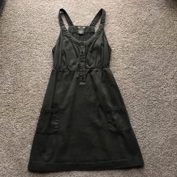 Anthropologie Dresses & Skirts - Hunter green tank top dress