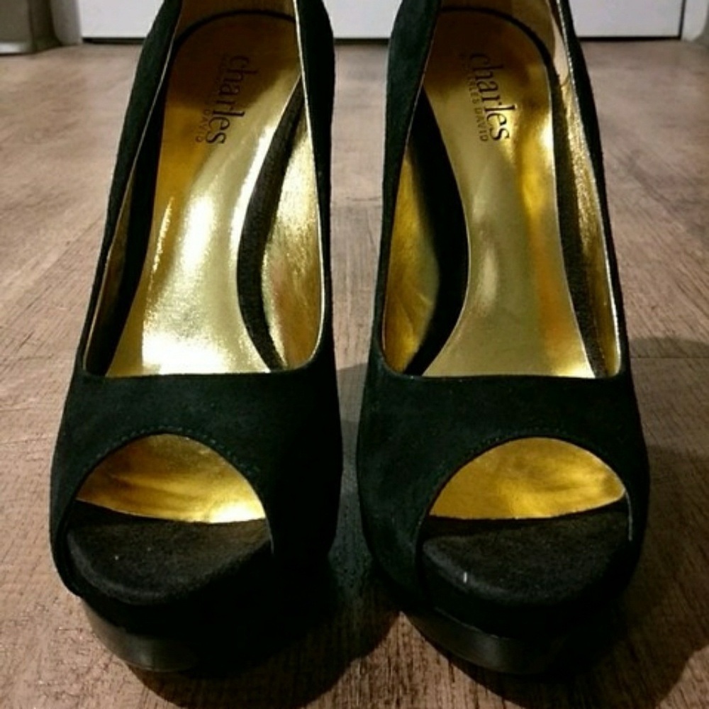 *sold* Black Heels by Charles David