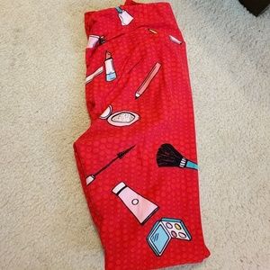 Lula roe OS makeup leggings