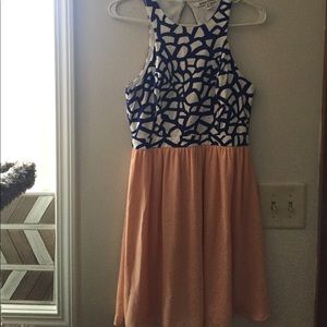 Cutout back boutique dress