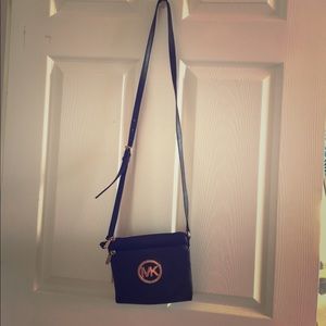 Black Michael Kors cross body purse